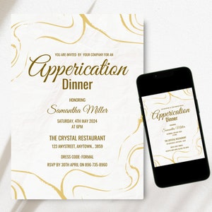 Invitation à une fête d'entreprise Nous vous remercions pour votre invitation. Soirée de travail du personnel. Dîner de reconnaissance des employés.