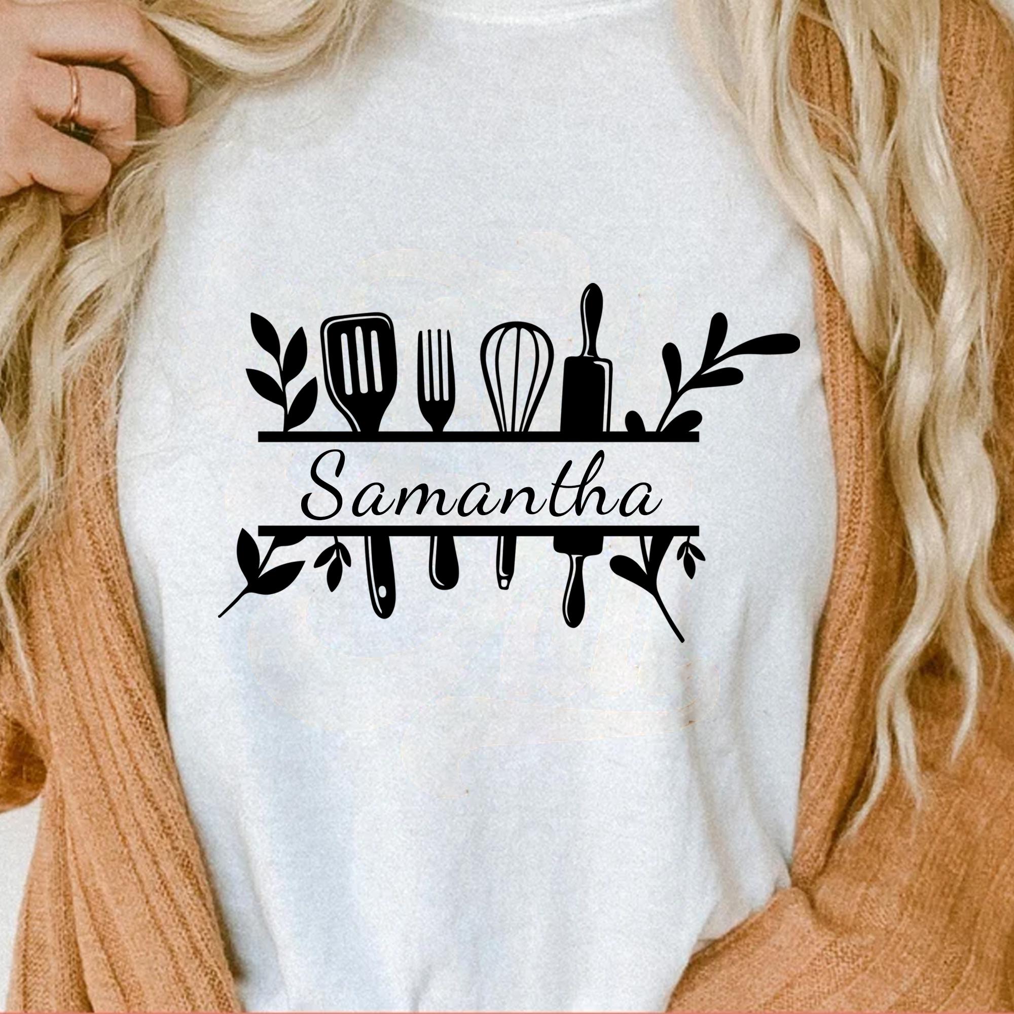 Kitchen Split SVG, Kitchen Monogram Svg, Split Frame SVG, Flourish ...