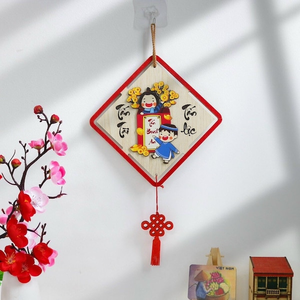 Tet Decoration 2024 | Câu Chúc Tết | Câu Đối Ngày Tết | Liên Decoration Door Hanging Tet| Vietnamese New year