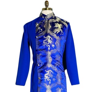 Men Vietnamese Ao Dai  | Vietnamese Traditional Dress For Men | Ao Dai Men Dress | Groomsmen Ao Dai | Lunar New Year | Ao Dai Nam