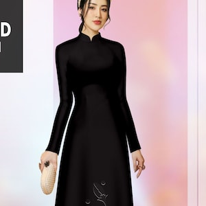 4D Printed Ao Dai: Vietnamese Traditional Dress
