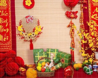 ベトナムの正月飾り：幸運の吊り飾り - 2026年旧正月 - Etsy 日本