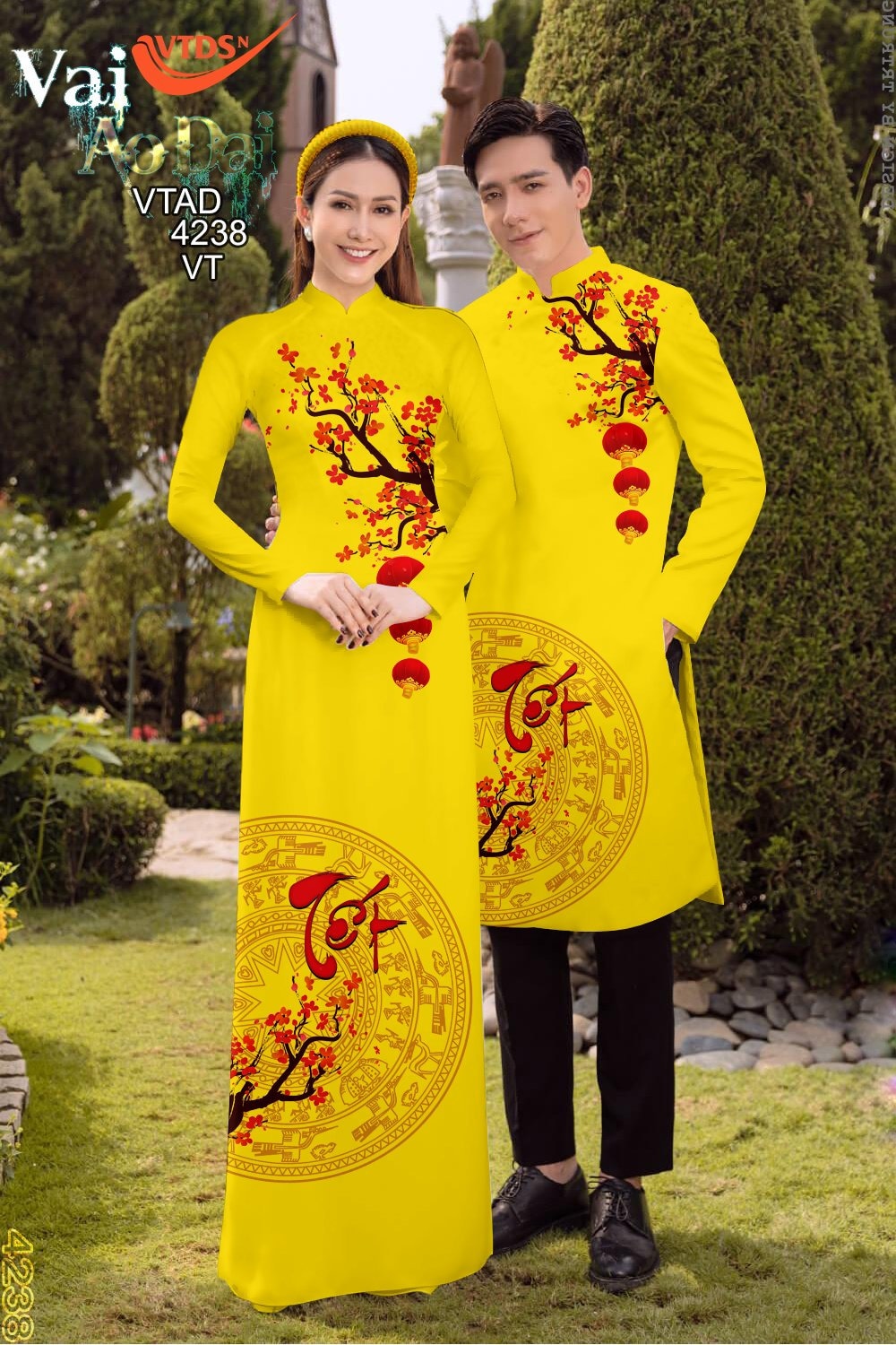 Pre-made Vietnamese Traditional Ao Dai Couple Ao Dai Women Men Ao Dai for  Tet Vietnamese Dress Ao Dai for Women Ao Dai Tet -  Canada