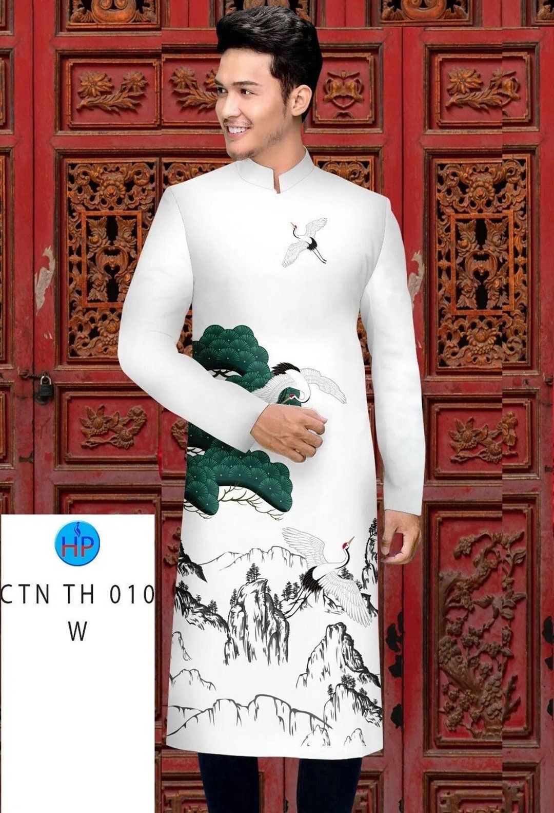Pre-order Traditional Ao Dai For Men - 3D Printed Ao Dai Men main image 1