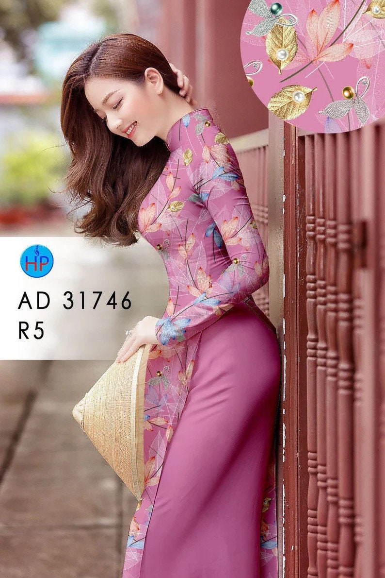 3D Printed Silk Ao Dai: Vietnamese Traditional Dress