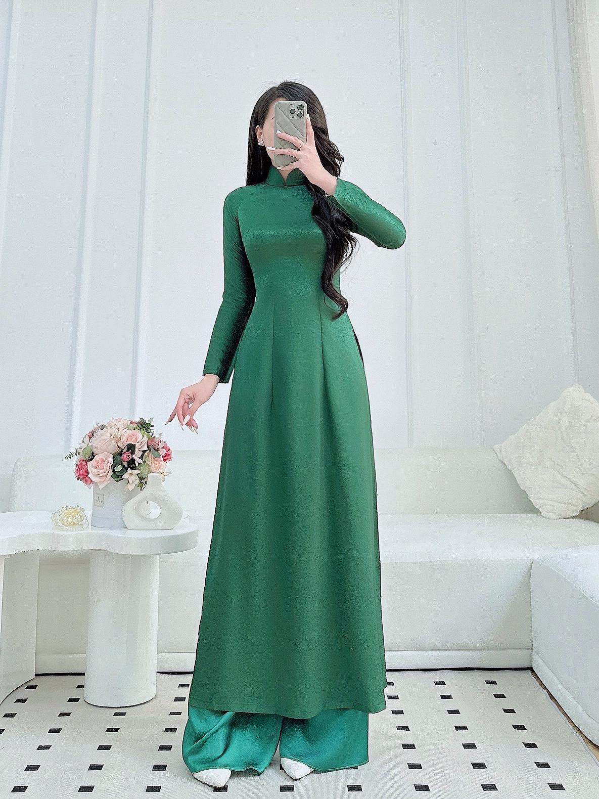 Dark Green High Neck Dress - Etsy