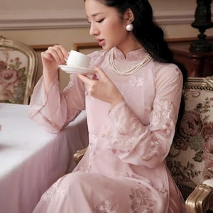 Ao dai nude - Etsy 日本