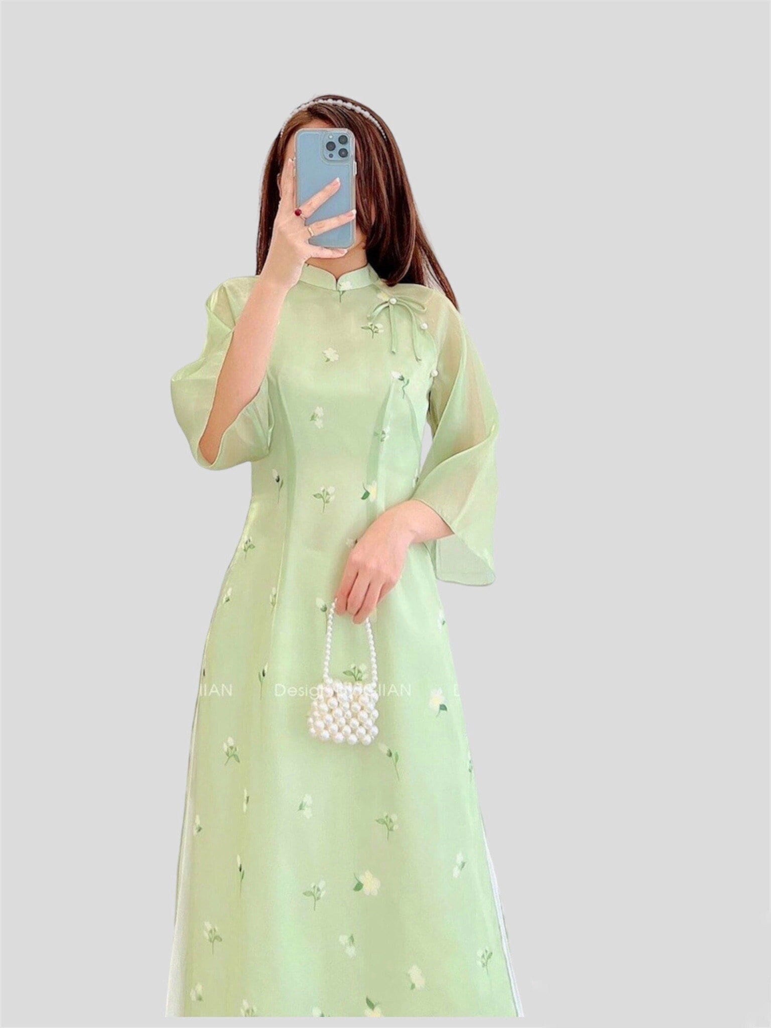 Amazon.com: A34 Ao dai Vietnam Vietnamese Traditional Ao Dai