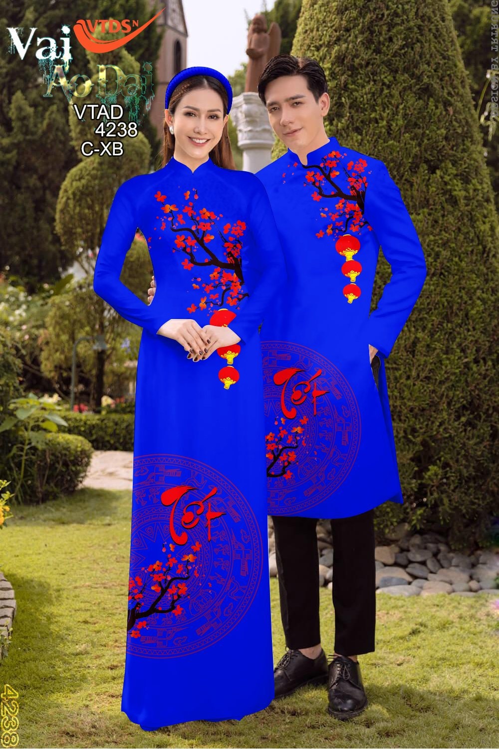 Pre-made Vietnamese Traditional Ao Dai Women Men | Couple Ao