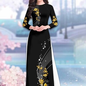 Light Purple Hai Da Silk Plain Ao Dai Set | Pre-made