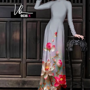 Pre-made Vietnamese Traditional Ao Dai Silk | Ao Dai For Women | Ao Dai For Girls | Vietnamese Dress | Ao Dai Vietnam For Tet\ Wedding