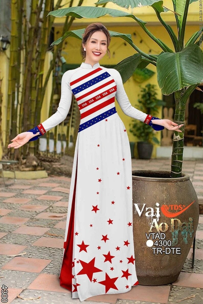 [No 258] ベトナムアオザイ(Áo dài Việt Nam) Ao Dai 258 - Vietnamese Ao Dai in USA - Shop Áo Dài Tại Mỹ
