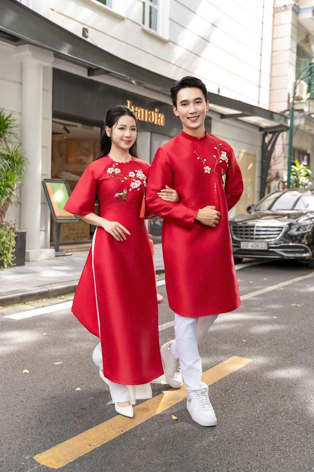 Yellow Ao Dai For Women Men - Couple Ao Dai | Family Ao Dai Dresses