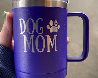 Dog Mom 15 oz Thermal Short Mug