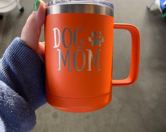 Dog Mama 15 oz Thermal Short Mug