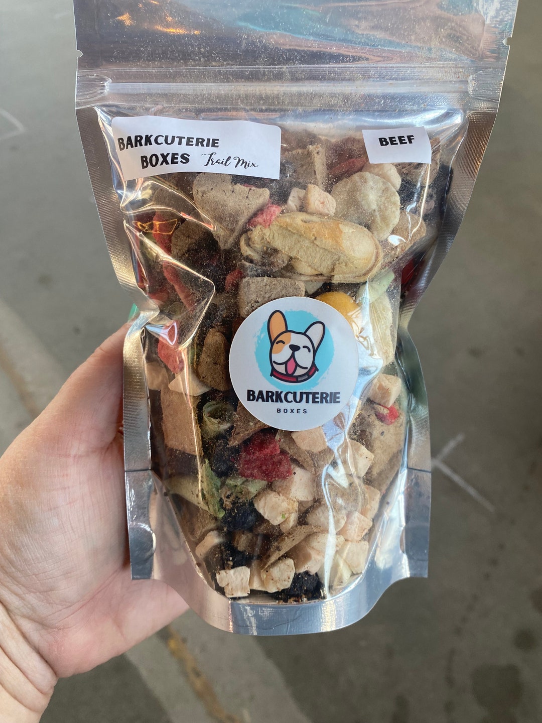 Barkcuterie Boxes Beef Trail Mix Dog Treats Dog Meal Topper Etsy