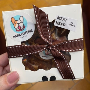 LOCALS Meat Head Box Small - Dog Charcuterie | Dog Treats | Dog Gift | Puppy Treats | Luxury Dog Charcuterie