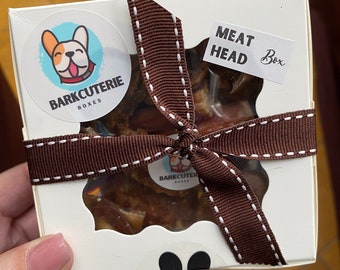 LOCALS Meat Head Box Small - Dog Charcuterie | Dog Treats | Dog Gift | Puppy Treats | Luxury Dog Charcuterie