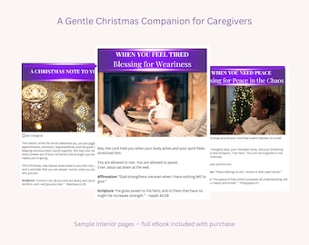 Caregivers Christmas Blessings eBook (PDF) | Faith-Based Comfort & Encouragement for Caregivers