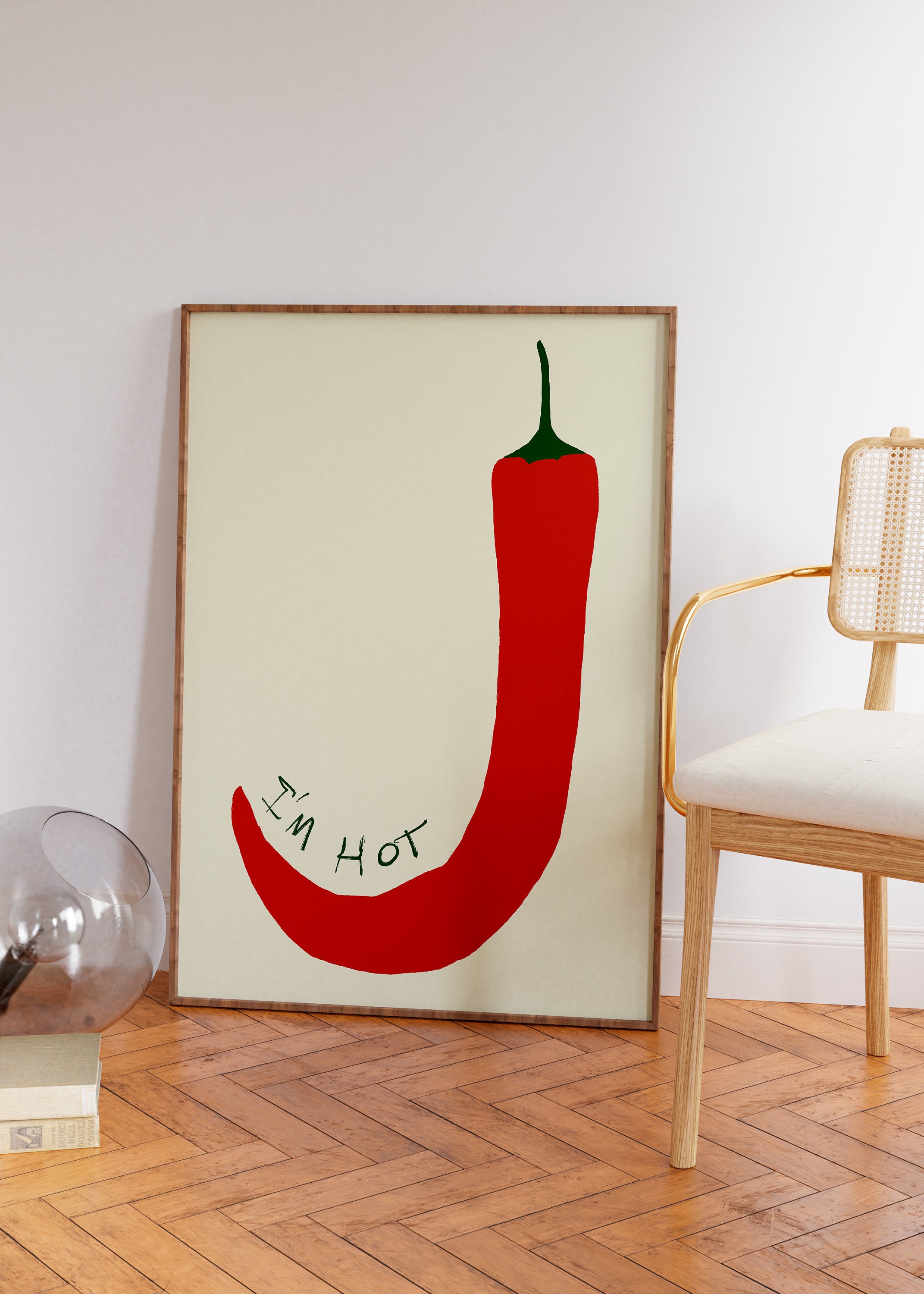 Chilli Fine Art Print: Modern Kitchen Decor - Etsy