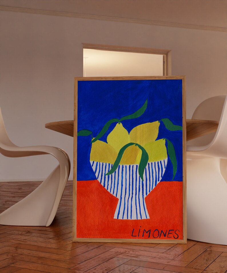 Lemons Kitchen Prints, Printable Kitchen Wall Art, Kitchen Decor ...