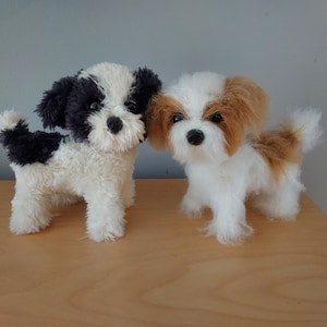 Chien Shih Tzu | crocheter | bricolage | Modèle de crochet de chien | Motif de chien | chiot | Patron au crochet | patrons amigurumi | Chêne | Maltipoo