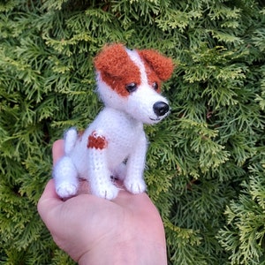 Handmade Stuffed Dog Jack Russell Terrier | gift | dog lover | Dog | Personalized | Custom