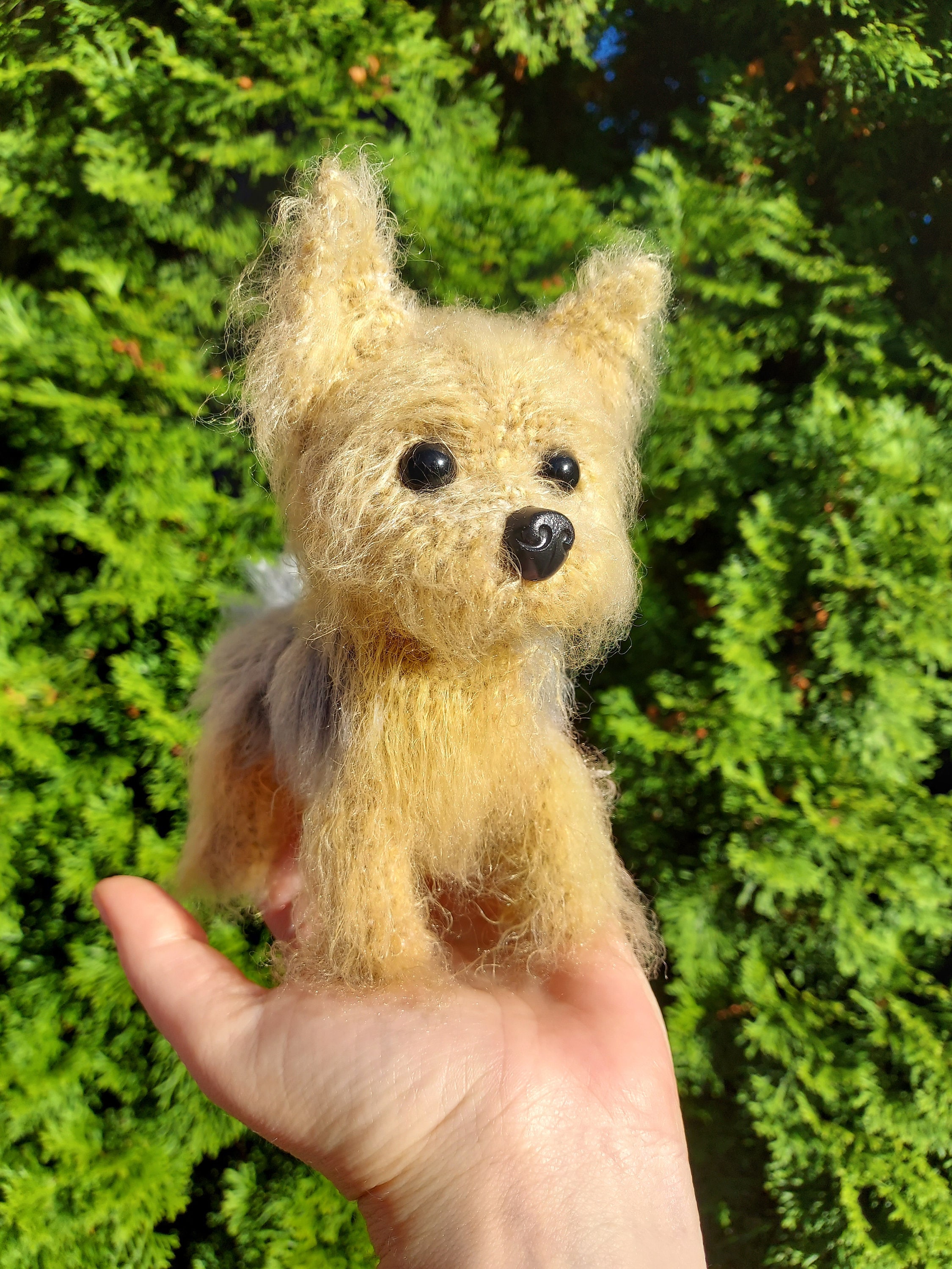 Crochet Pattern Yorkshire Terrier Yorkie Amigurumi Dog Etsy