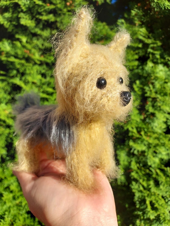 Handmade Dog Yorkshire Terrier Custom Personalized Stuffed Dog