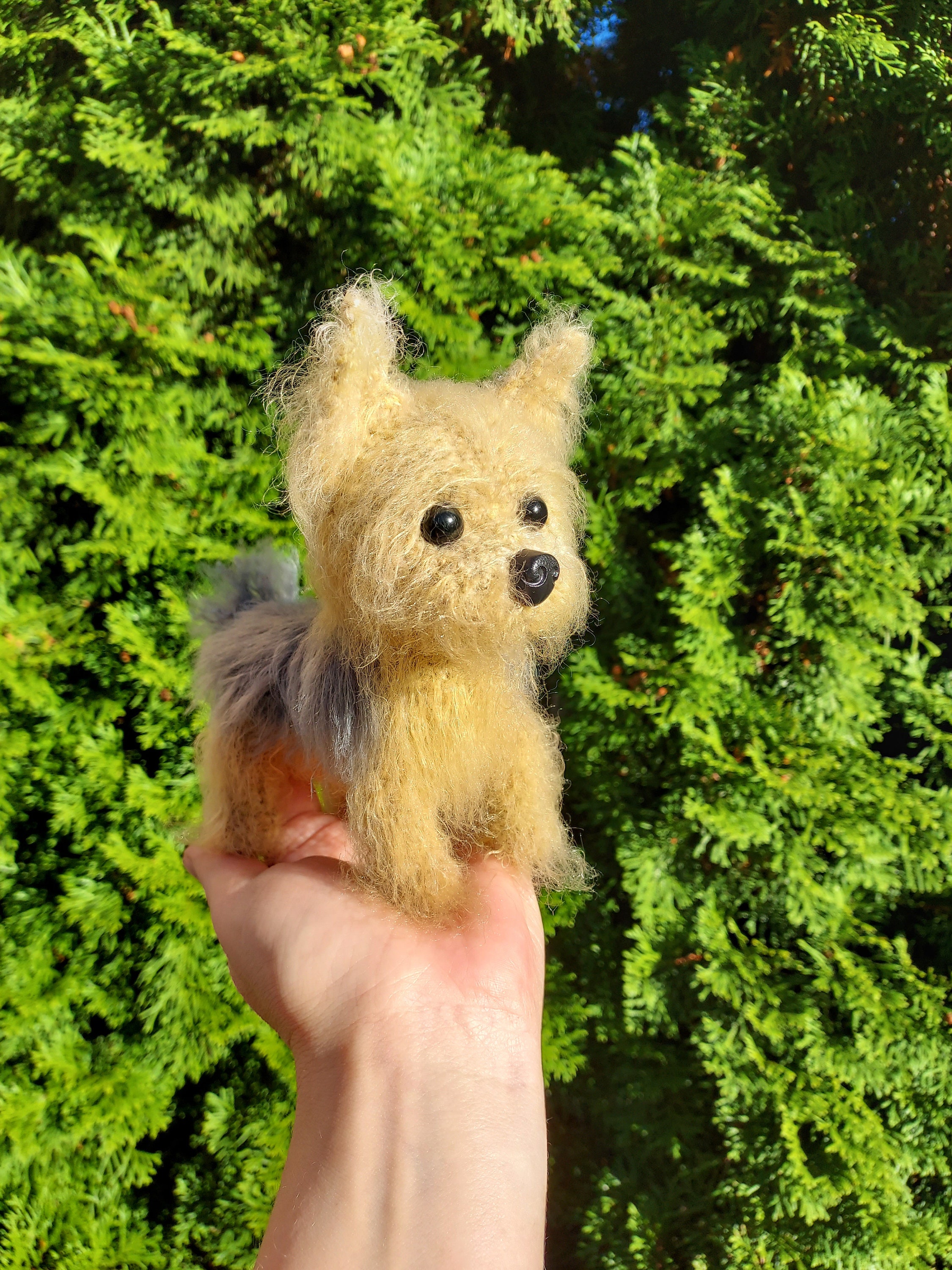 Crochet Pattern Yorkshire Terrier Yorkie Amigurumi Dog Etsy