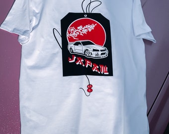 T-Shirt Oversize JDM // Skyline // Tuning // Japon