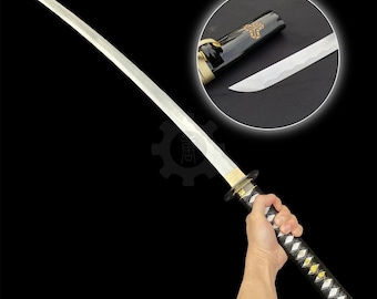 Hattori Hanzo Katana Replica, Kill Bill Samurai Sword, Life Size Japanese Katana, Tarantino Movie Sword, Cosplay & Collector Gift