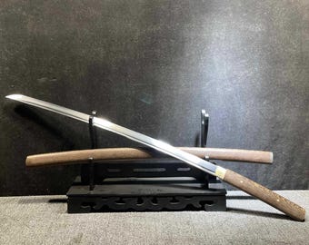 Handmade 1095 Steel Japanese Iaijutsu Katana Rosewood Handle Samurai Sword Replica Display Collectible