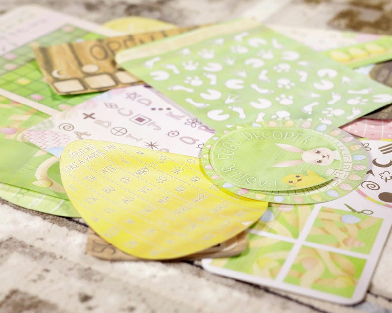 Easter Escape Room for Kids | Printable Party Games | Easter Egg Hunt ...