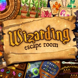 Wizarding Escape Room Game for Kids | Magical School Treasure Hunt DIY | Wizard Birthday Party Printables | Family Night | Teen Adult Game