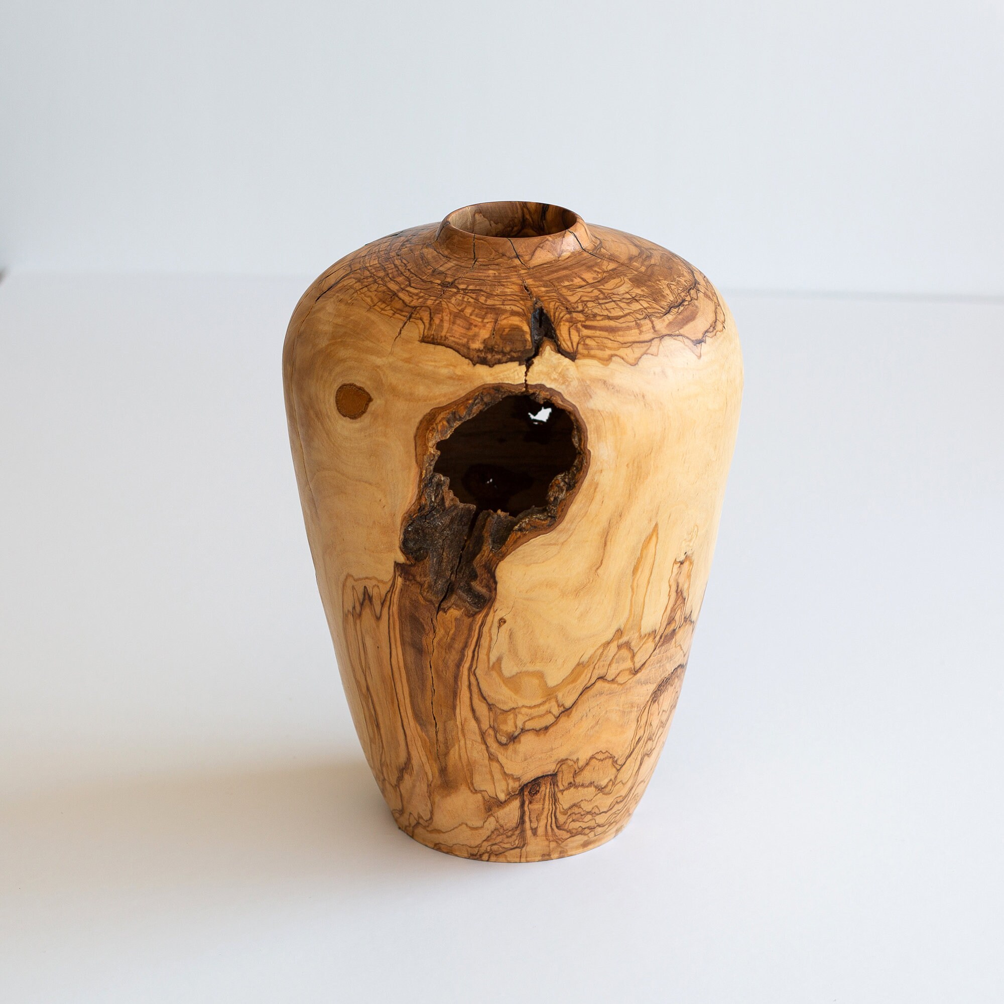 Curated visual reference: Visual Reference: Handmade Wooden Home Decor Rustic Vase Wabi Sabi Gift Olive