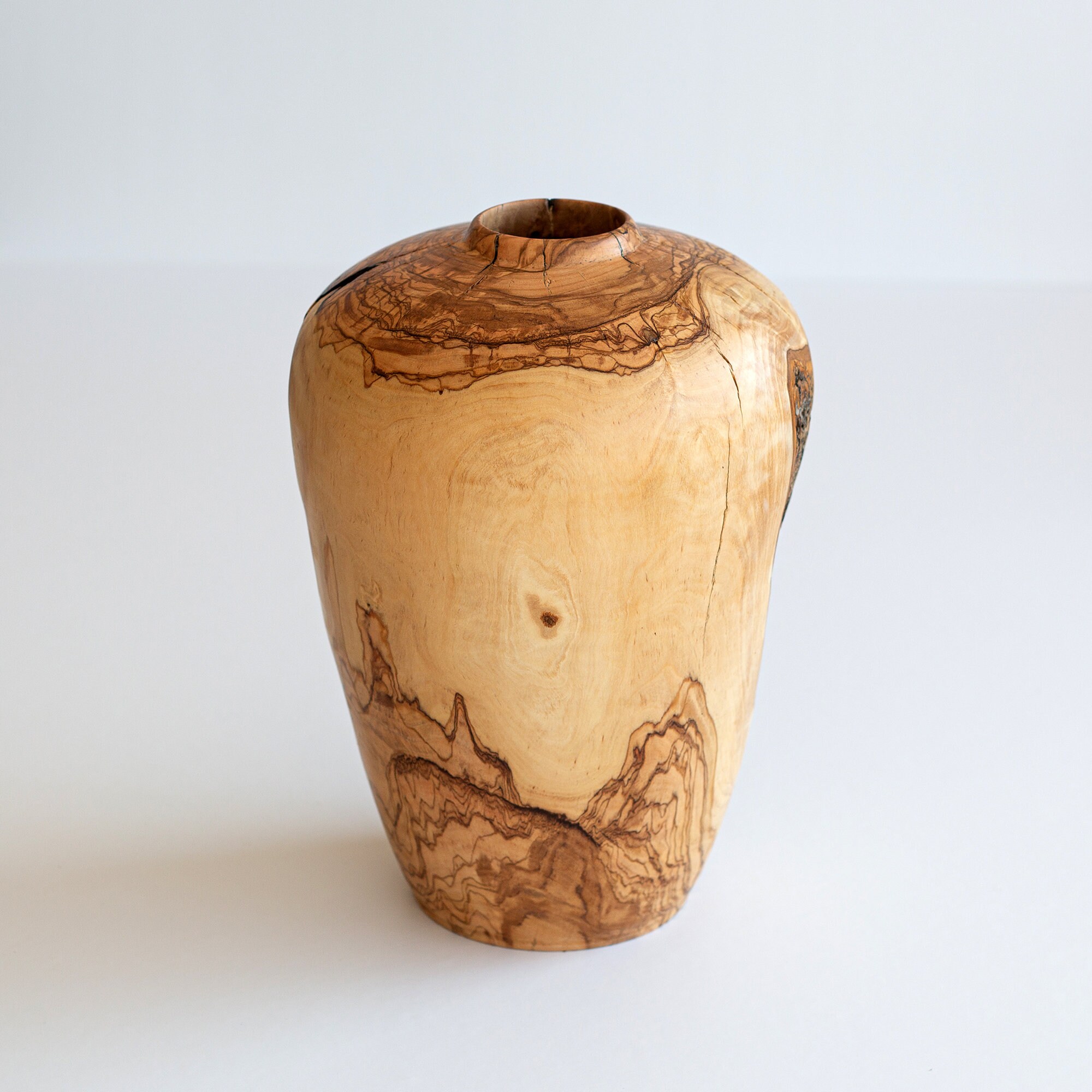 Curated visual reference: Picture Idea: Handmade Wooden Home Decor Rustic Vase Wabi Sabi Gift Olive