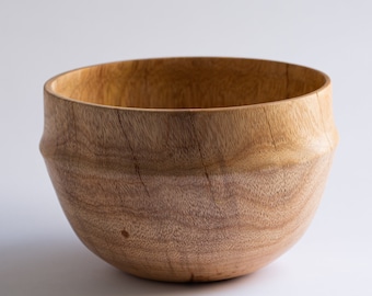 Houten kom, decoratieve kom, fruitschaal, moderne kom, boho houten decor, handgesneden kom, hedendaagse kom, fruitmand voor keuken