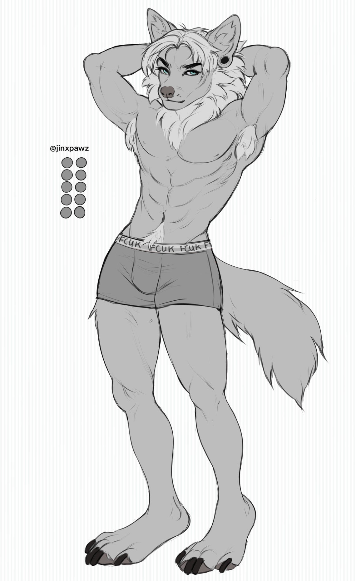 Wolf Furry Adopt Base Ref Sheet - Etsy