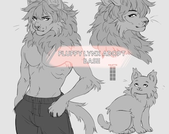 Furry lynx adoptable base