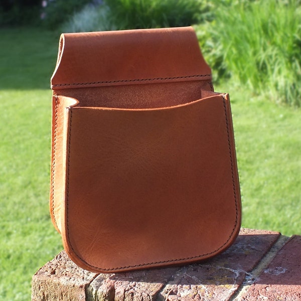 Leather Shotgun Cartridge Pouch