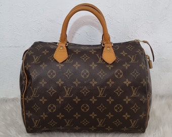 Authentic Louis Vuitton Monogram Speedy 30