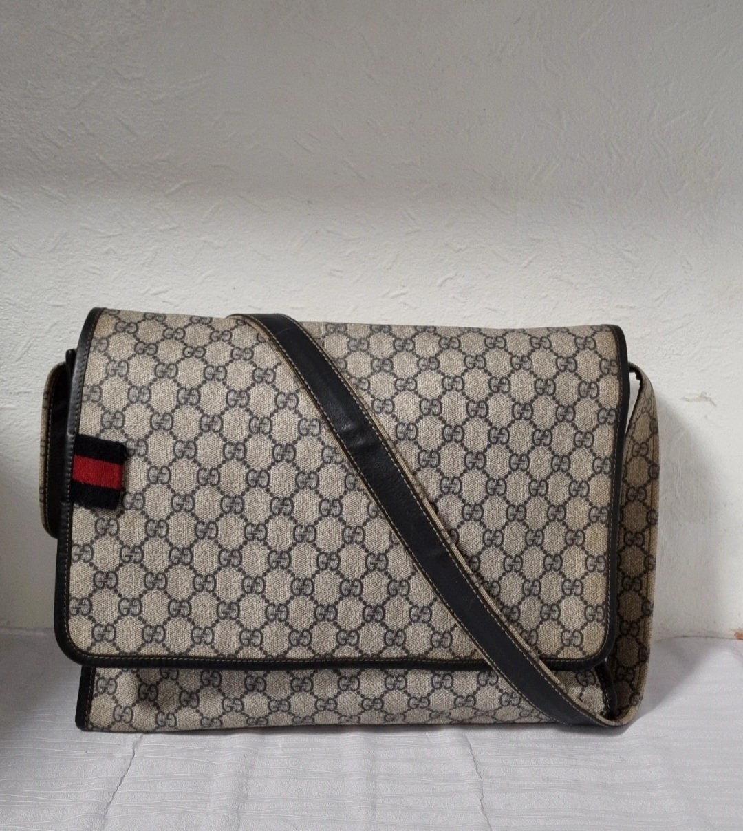 Gucci Monogram Velveteen Bag