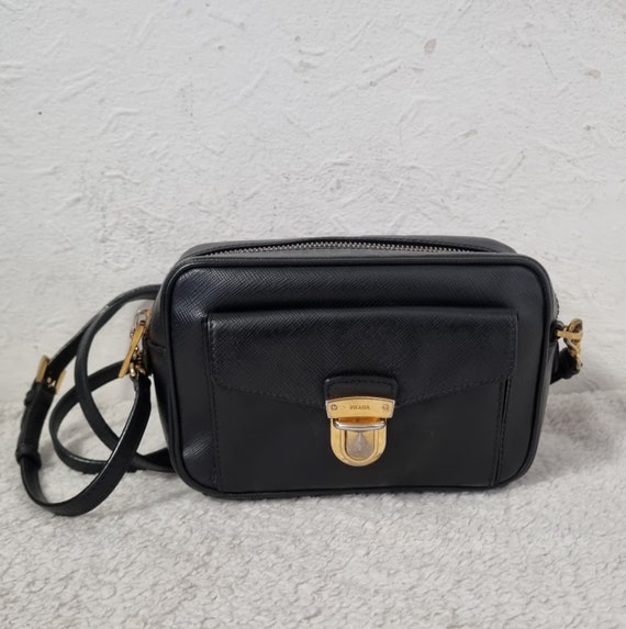 saffiano leather camera bag