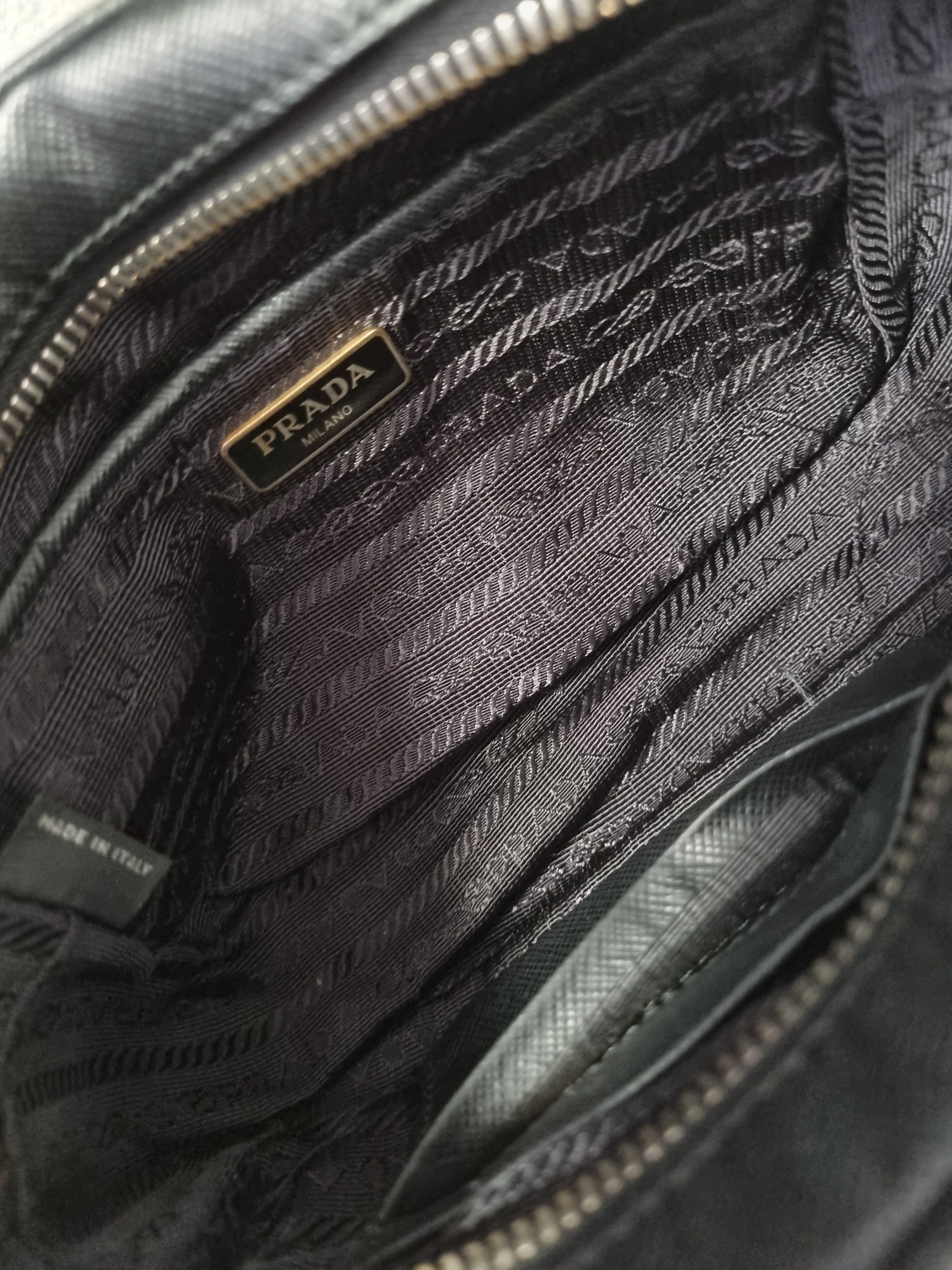 Authentic Prada Saffiano Leather Camera Bag 