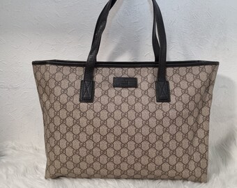 Borsa tote Gucci GG Supreme in tela autentica