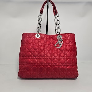 Authentic Dior Soft lambskin leather bag