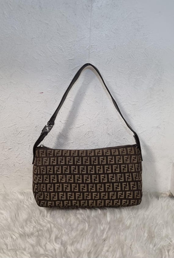Fendi zucchino shoulder bag outlet