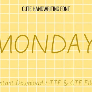 手書きフォント |かわいいフォント | フォントメモを取るフォント | Goodnotes フォント |ソーシャルメディア |商用利用 |手書き|可憐 |シンプル | iPadのフォント