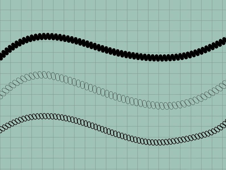 Rope Procreate Brush Pack / Border Procreate Doodle Pack / Doodling